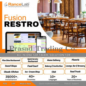 Billing Software for Restaurents/Dhaba/Cafe, Rancelab, Windows Based, Offline & Online Software