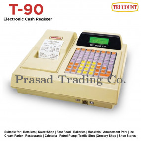 Trucount T-90 Billing Machine, Inbuit 3 inch Printer, Electronic Cash Register, (Retail/KOT/HOT)