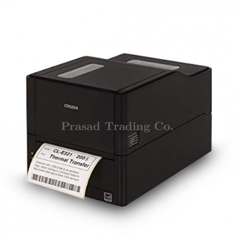 Citizen CL-E321 Barcode Label Printer, Thermal Transfer and Direct Thermal, 203dpi, USB, LAN