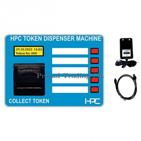 HPC 22 Token Display Machine, Unlimited token print per day