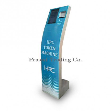 HPC 41 Token Display Machine, Touch  Based KIOSK Token Dispenser Machine, Printer