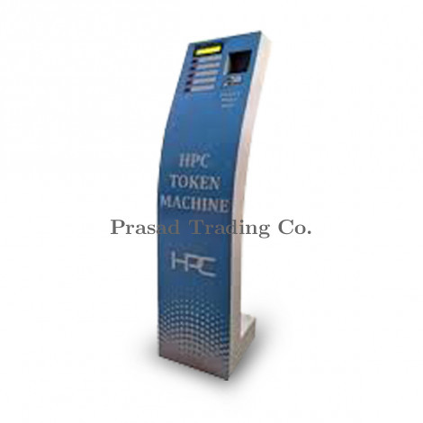 HPC 42 Token Display Machine, Button Based KIOSK Token Dispenser Machine