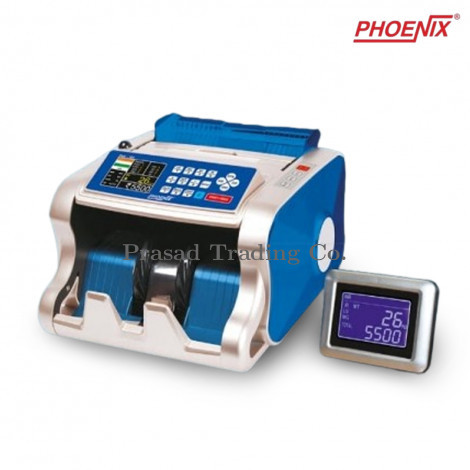 Phoenix PVC101 Note Counting Machine, Mix Note Counting Machine, Detects Fack Notes
