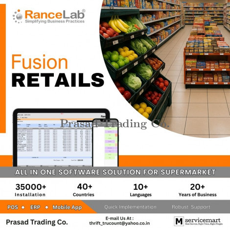 Retail Billing Software, Rancelab, Windows Based, Offline or Online